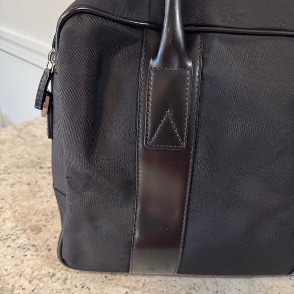 AUTHENTIC SALVATORE FERRAGAMO UNISEX BUSINESS BAG - BLACK - Picture 5 of 13